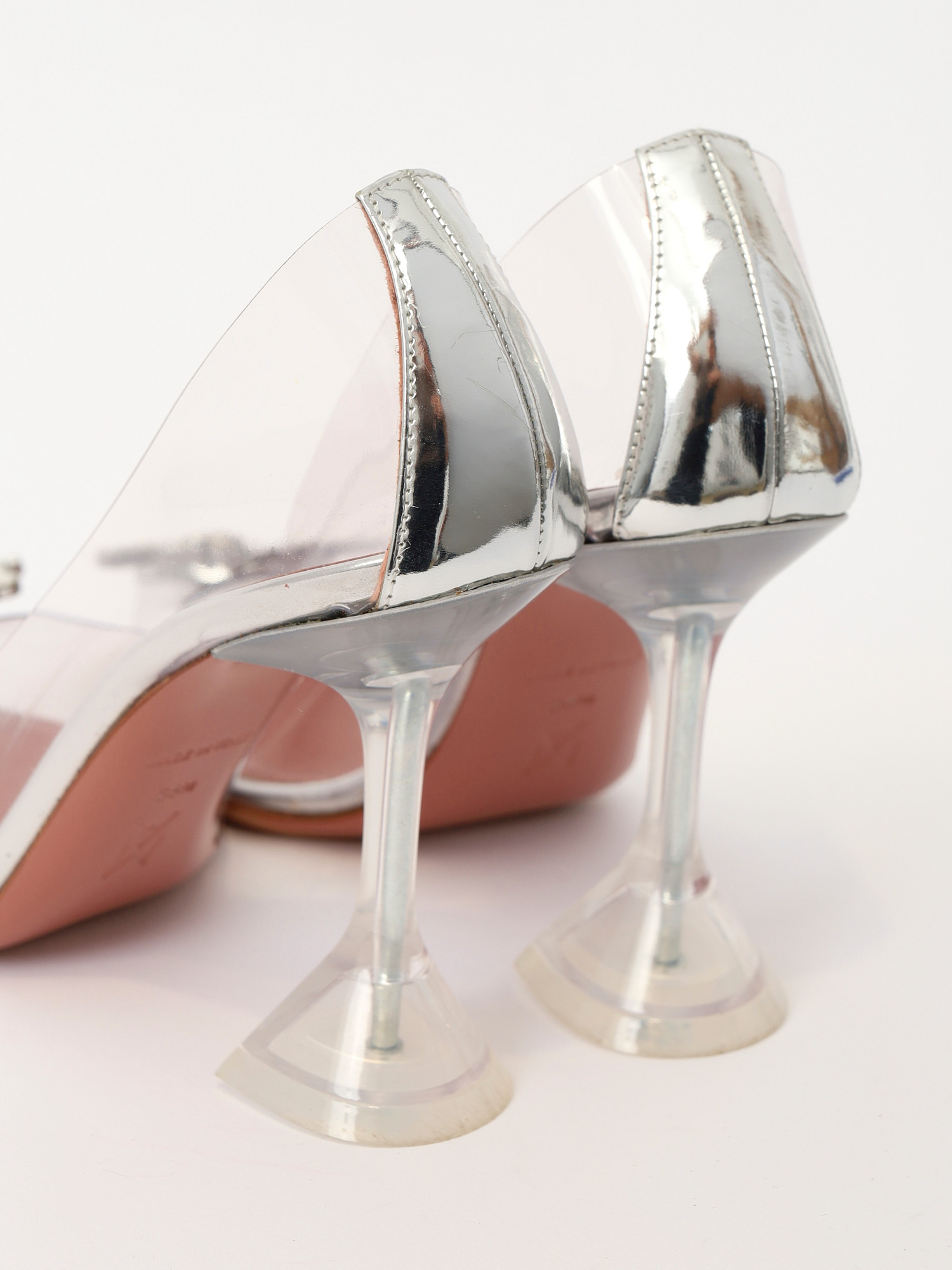 Обувь Amina Muaddi Begum Glass 38,5 изображение #9