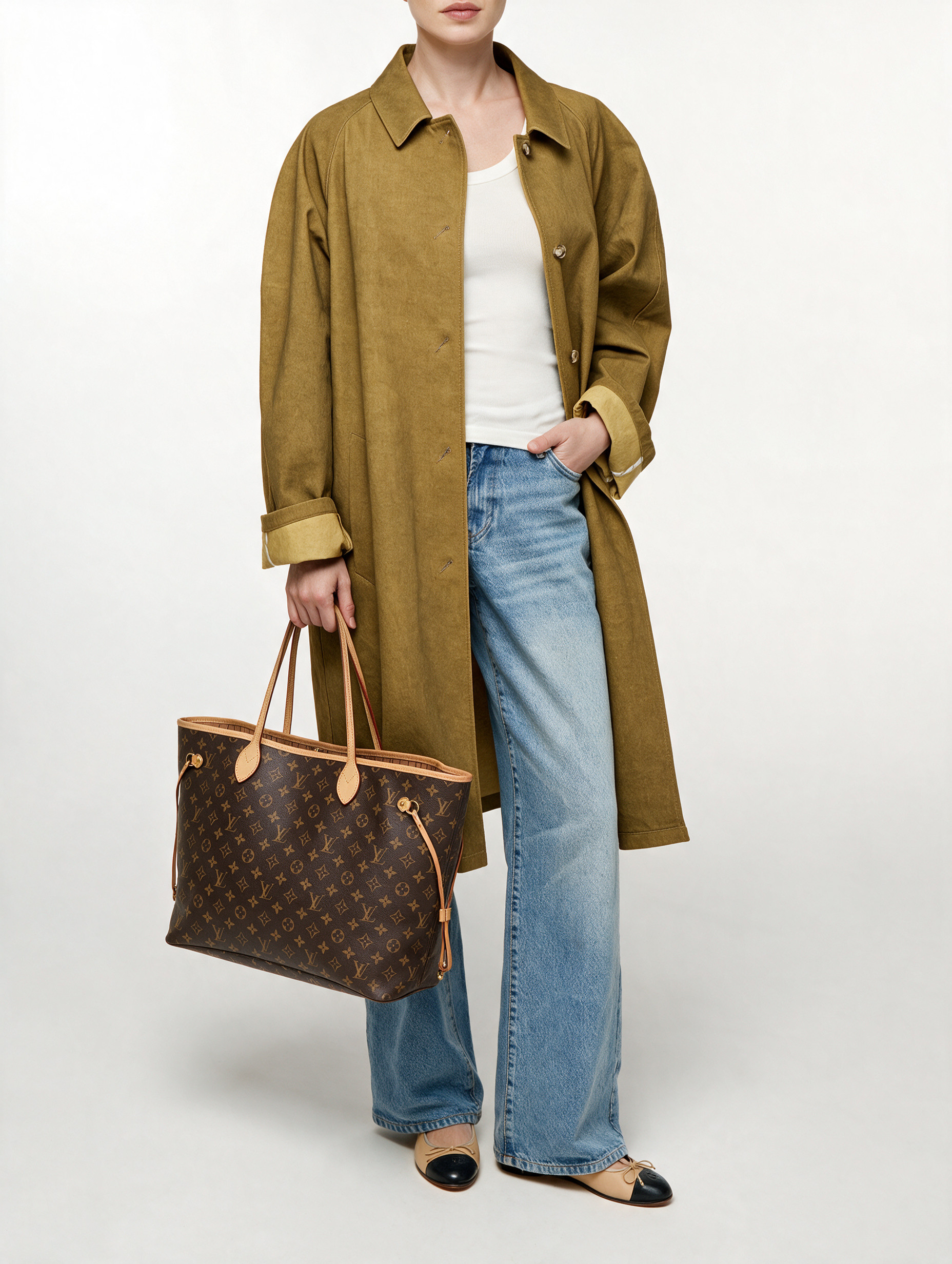 Сумки Louis Vuitton Neverfull изображение #2