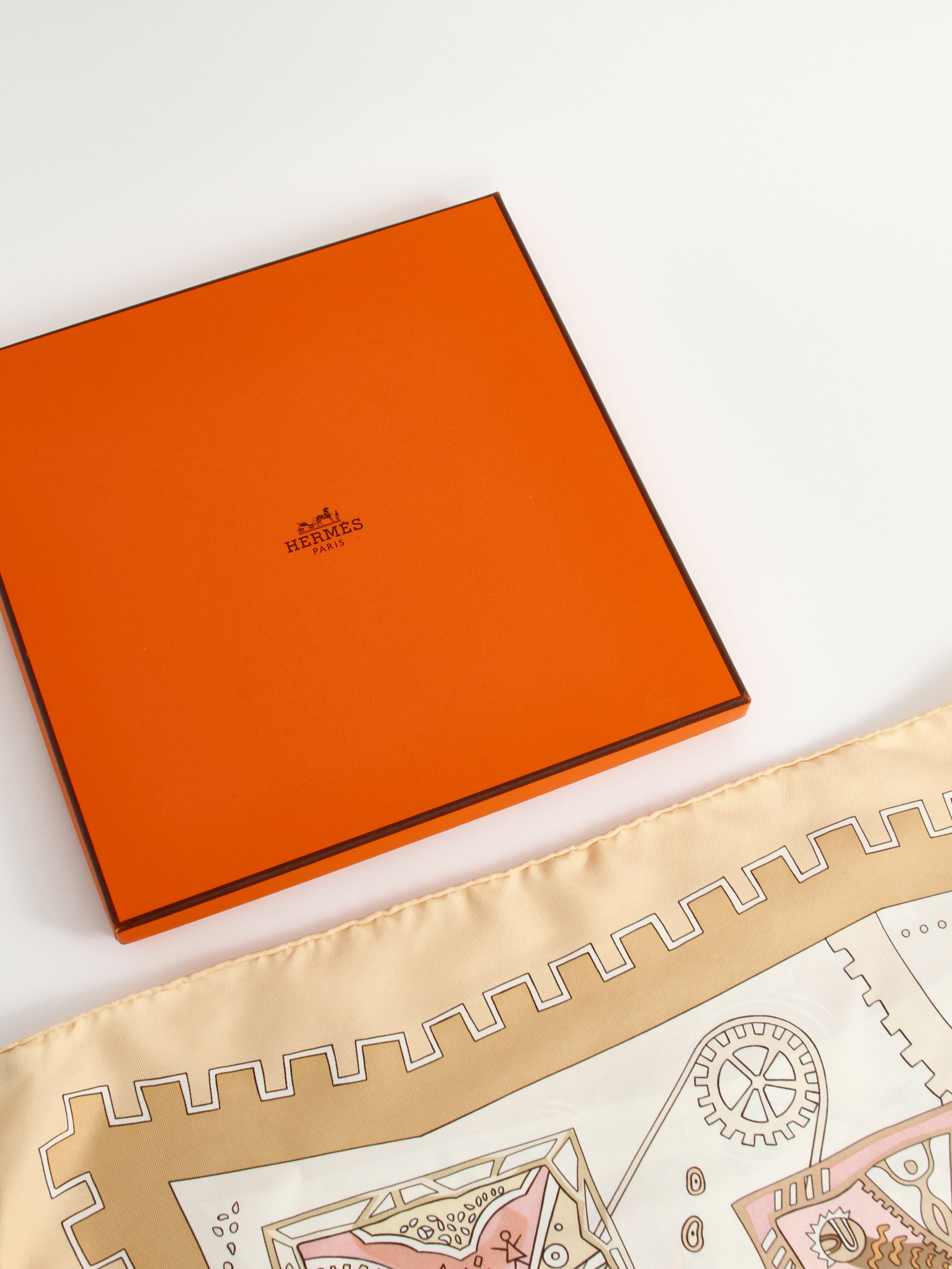 Hermes Silk Scarf  6