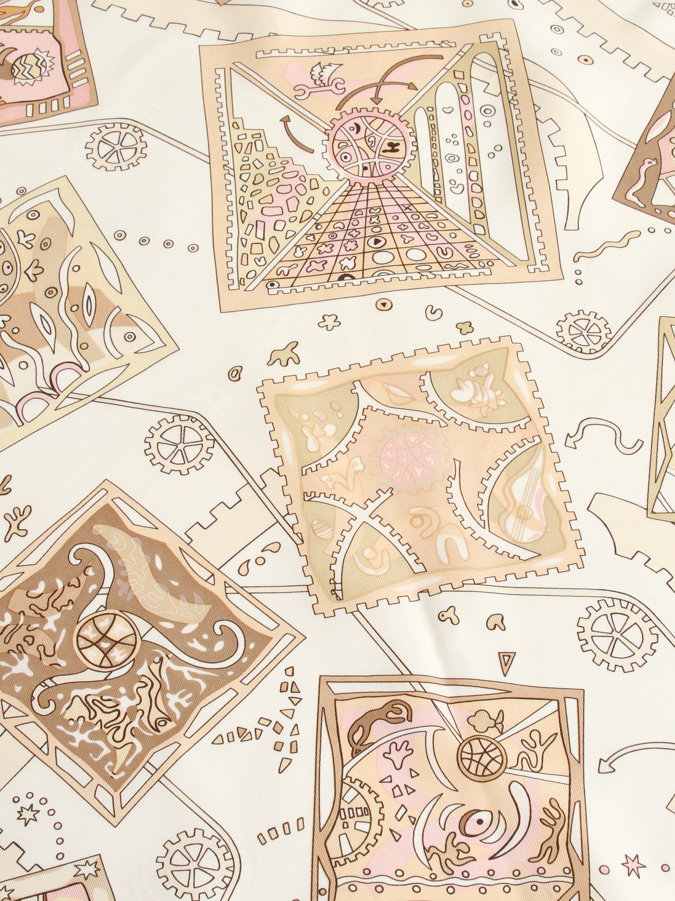Hermes Silk Scarf  3