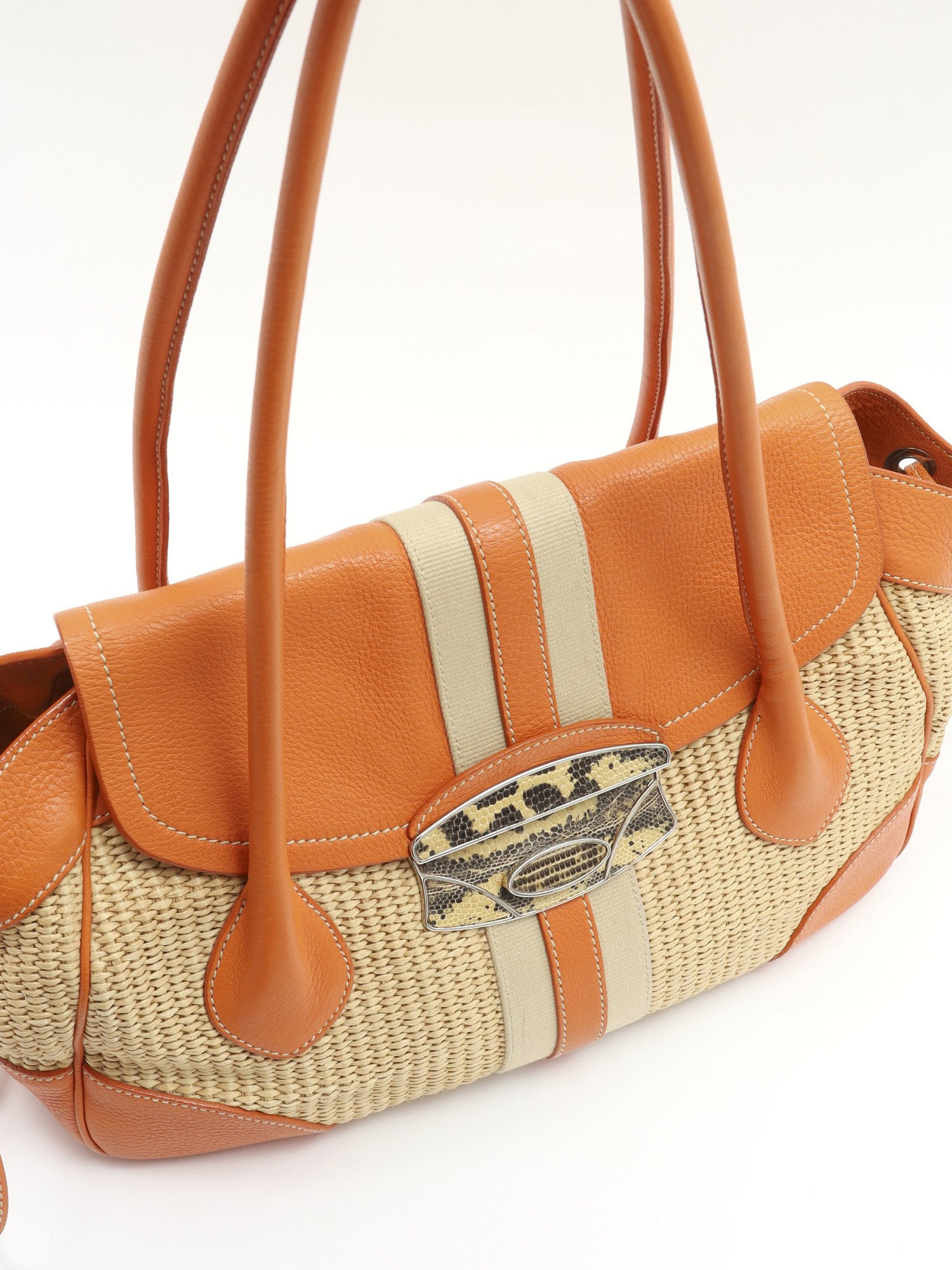 Prada Raffia Bag  5