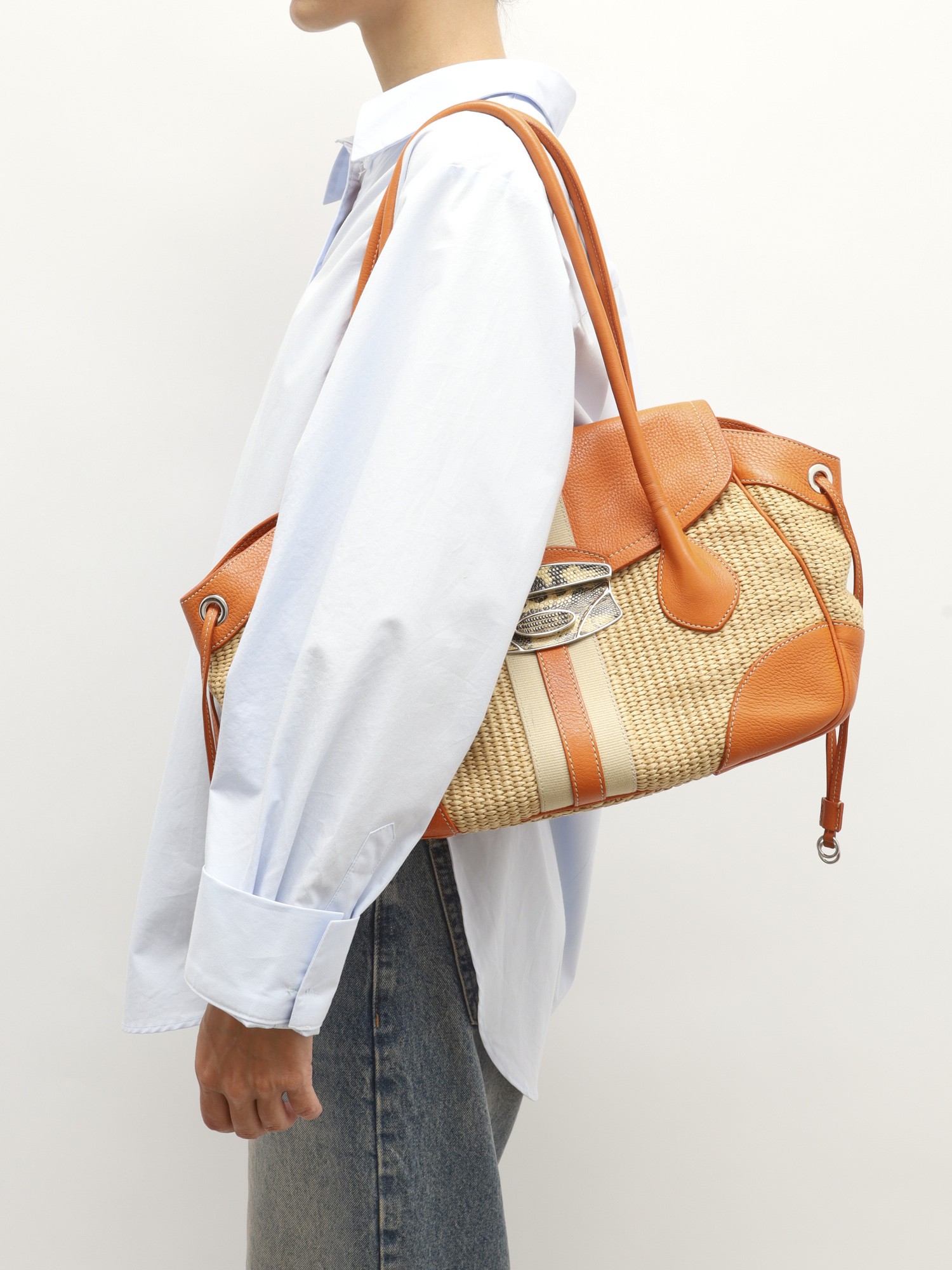 Prada Raffia Bag  2