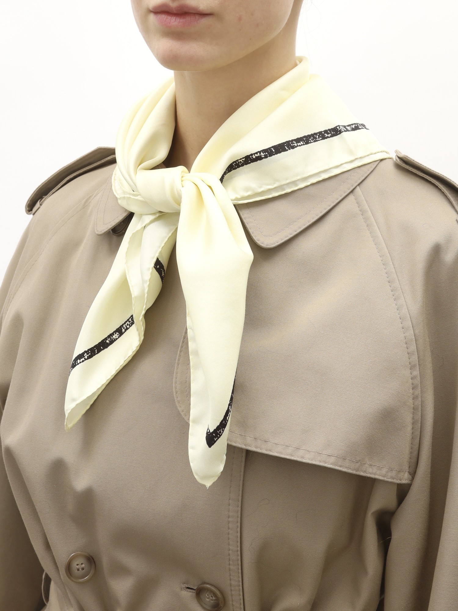 Acne Studios Silk Scarf  1