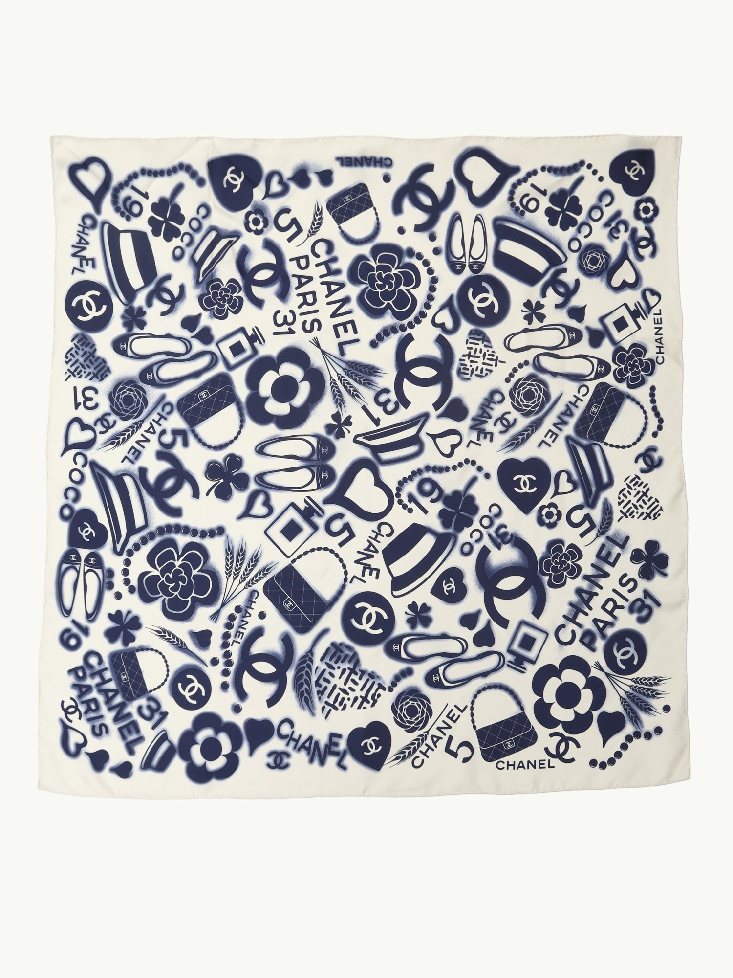 Chanel Silk Scarf 0