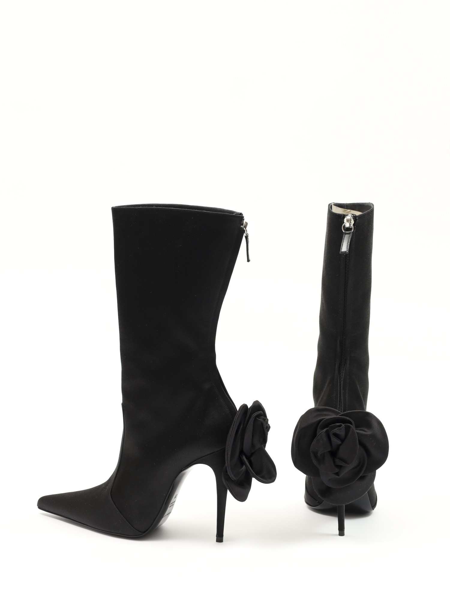 Magda Butrym Sharp Pointed Flower Boots 39 4