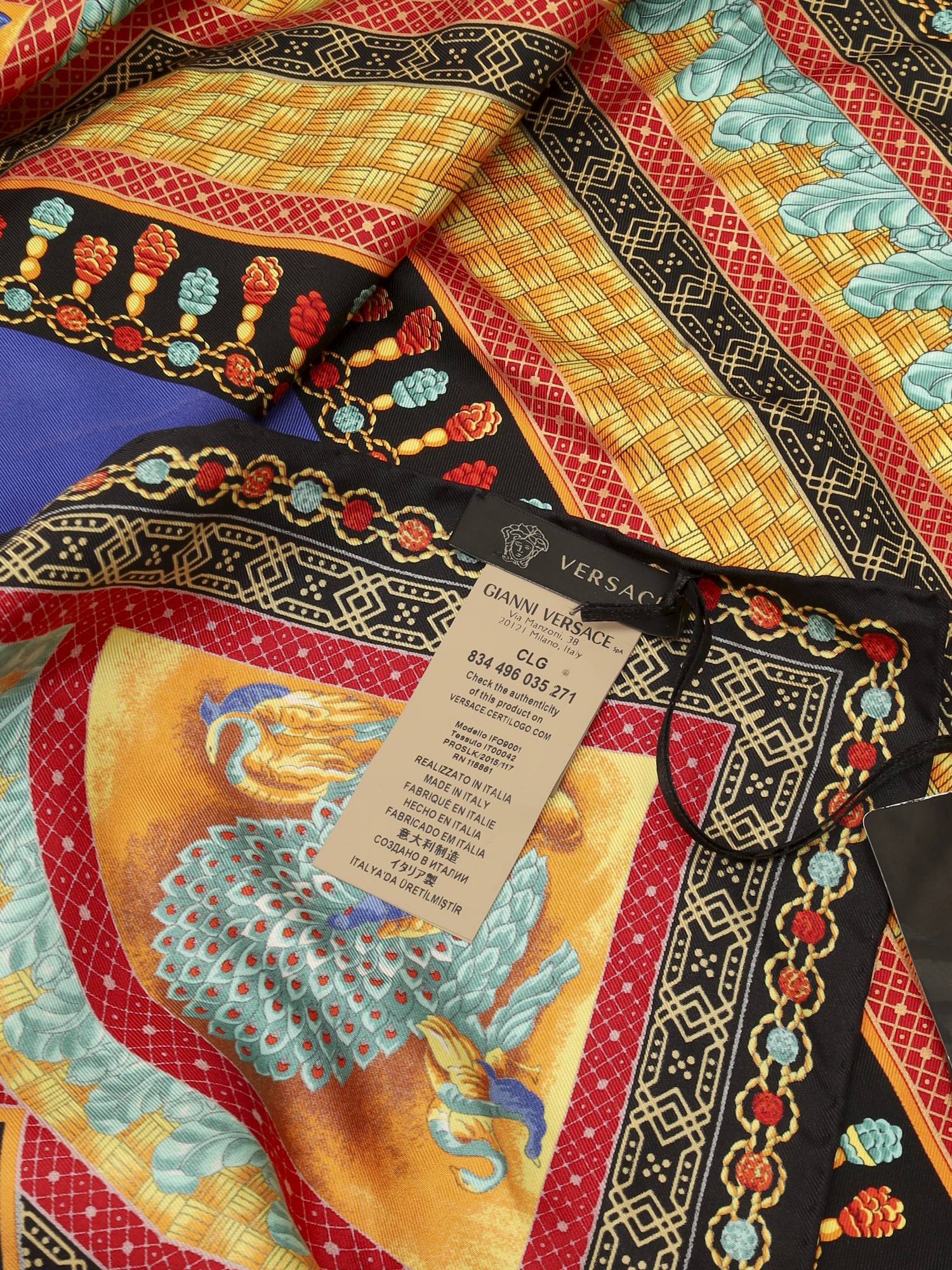 Versace Silk Scarf 6