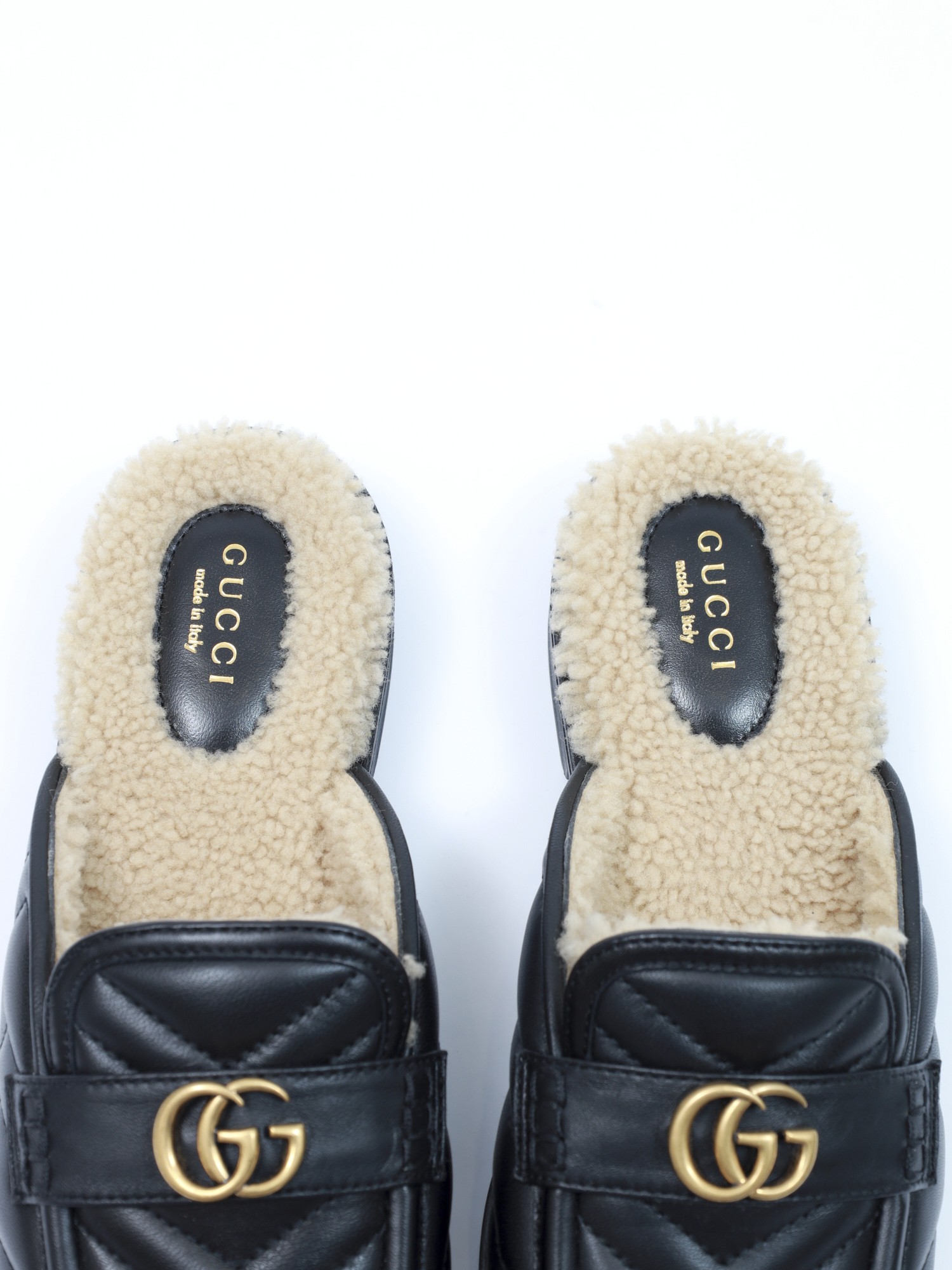 Gucci Fur Mules 36 7