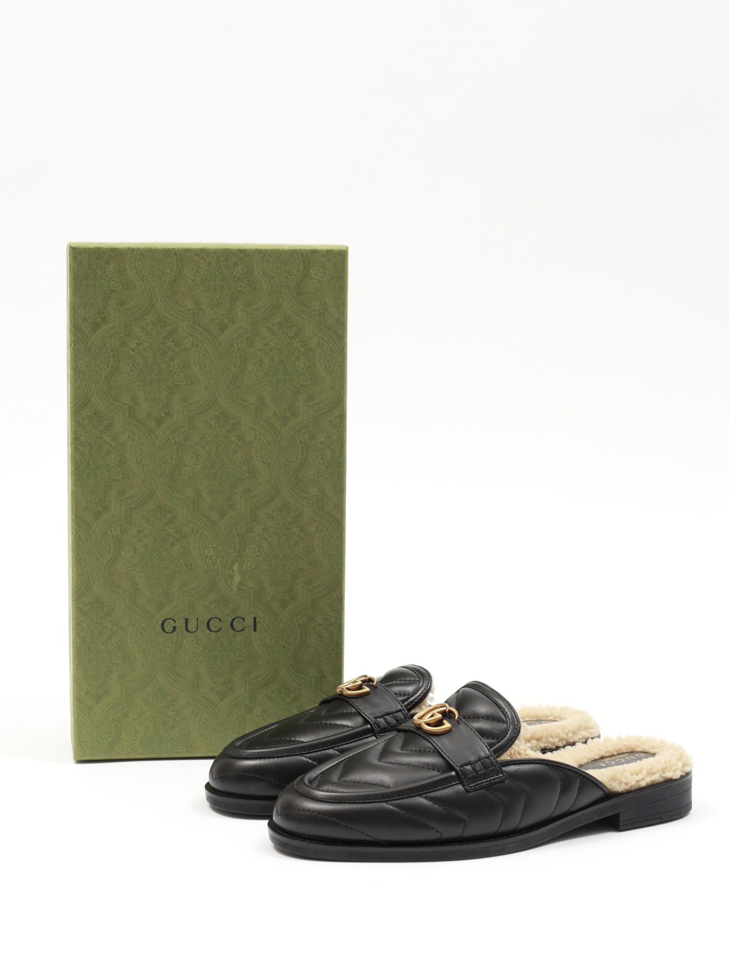Gucci Fur Mules 36 11