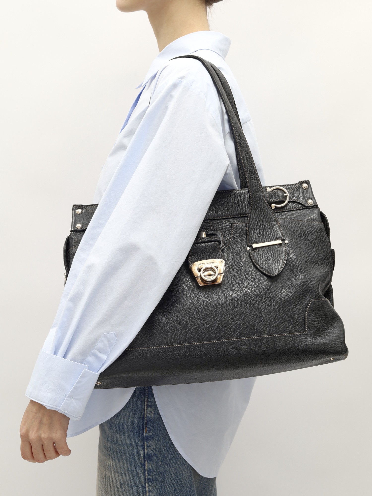 Salvatore Ferragamo Leather Bag 1