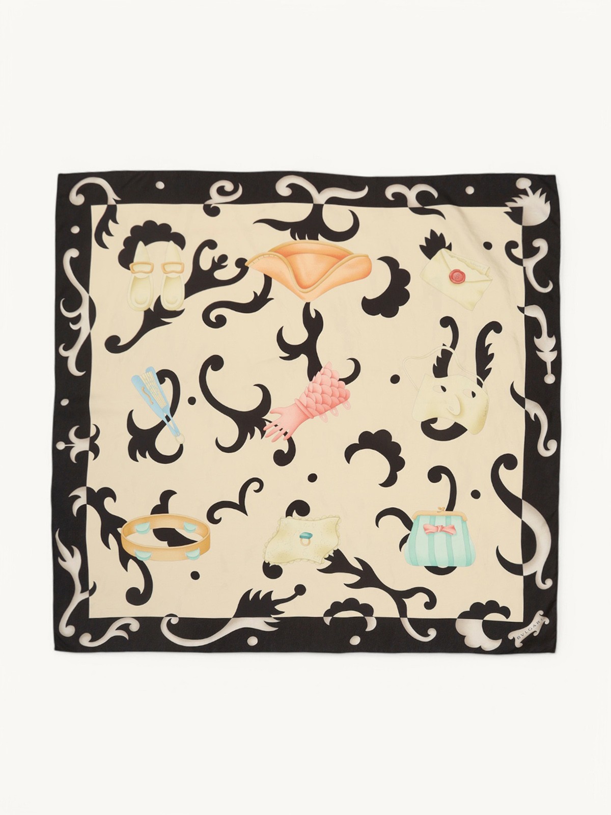 Bvlgari Silk Scarf 0