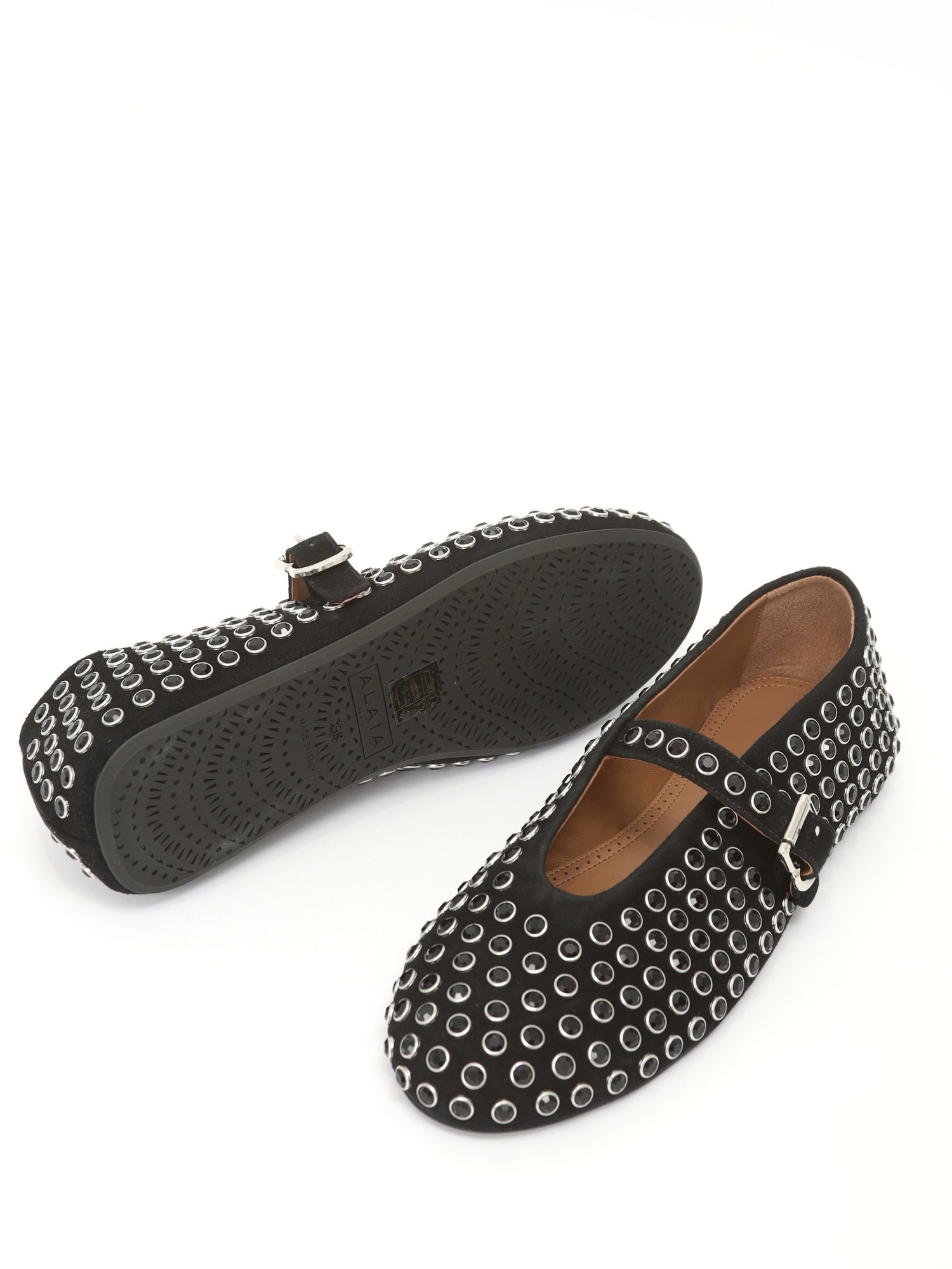 Alaia Strass Ballet Flats 39.5 10