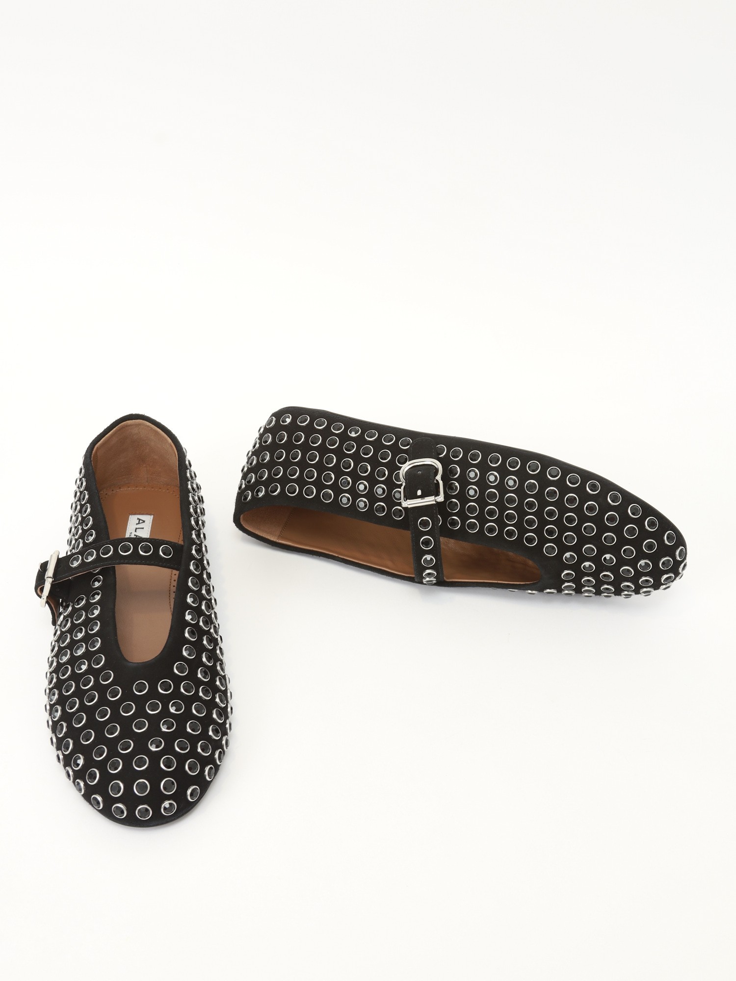 Alaia Strass Ballet Flats 39.5 5