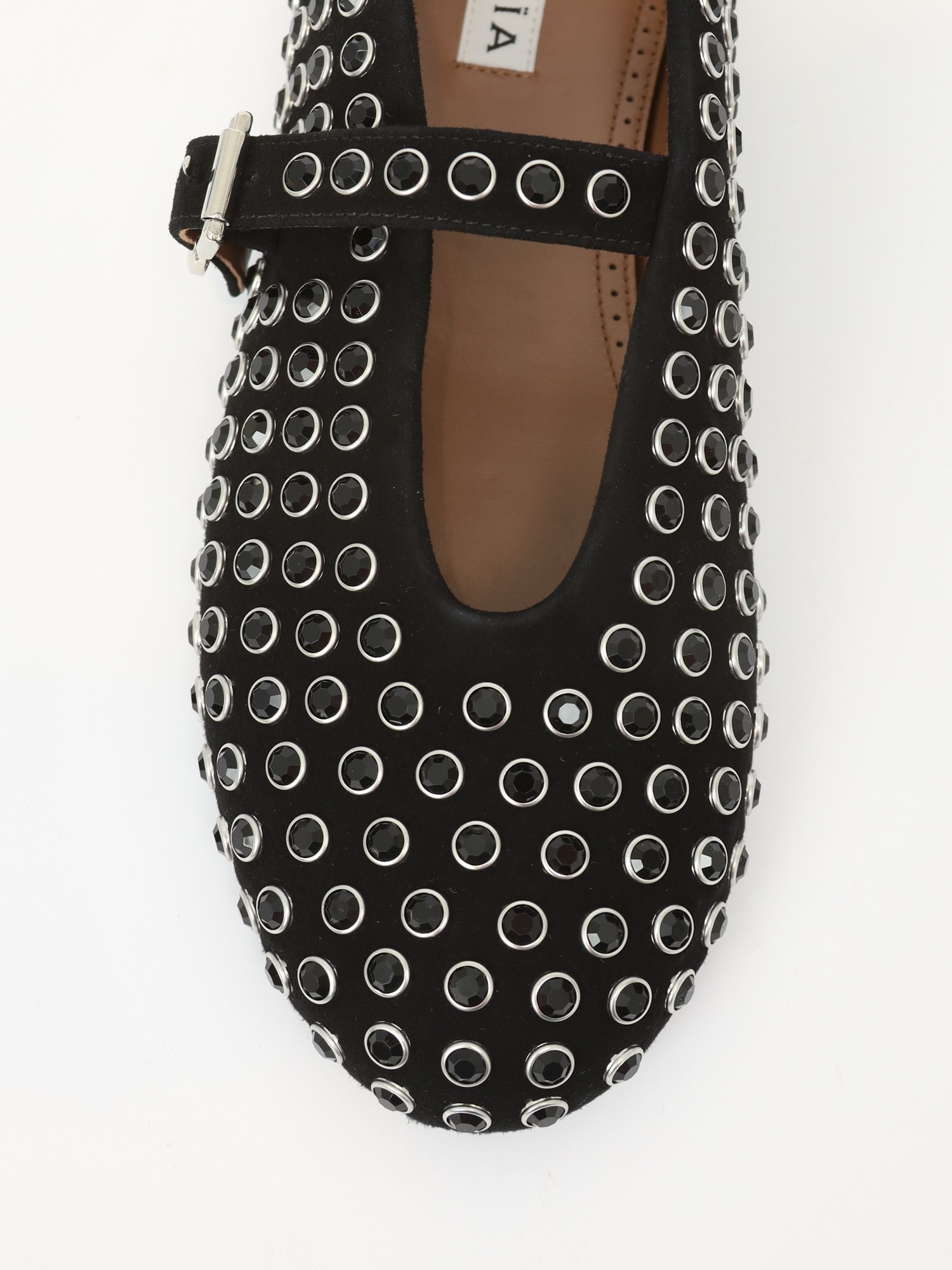 Alaia Strass Ballet Flats 38 4