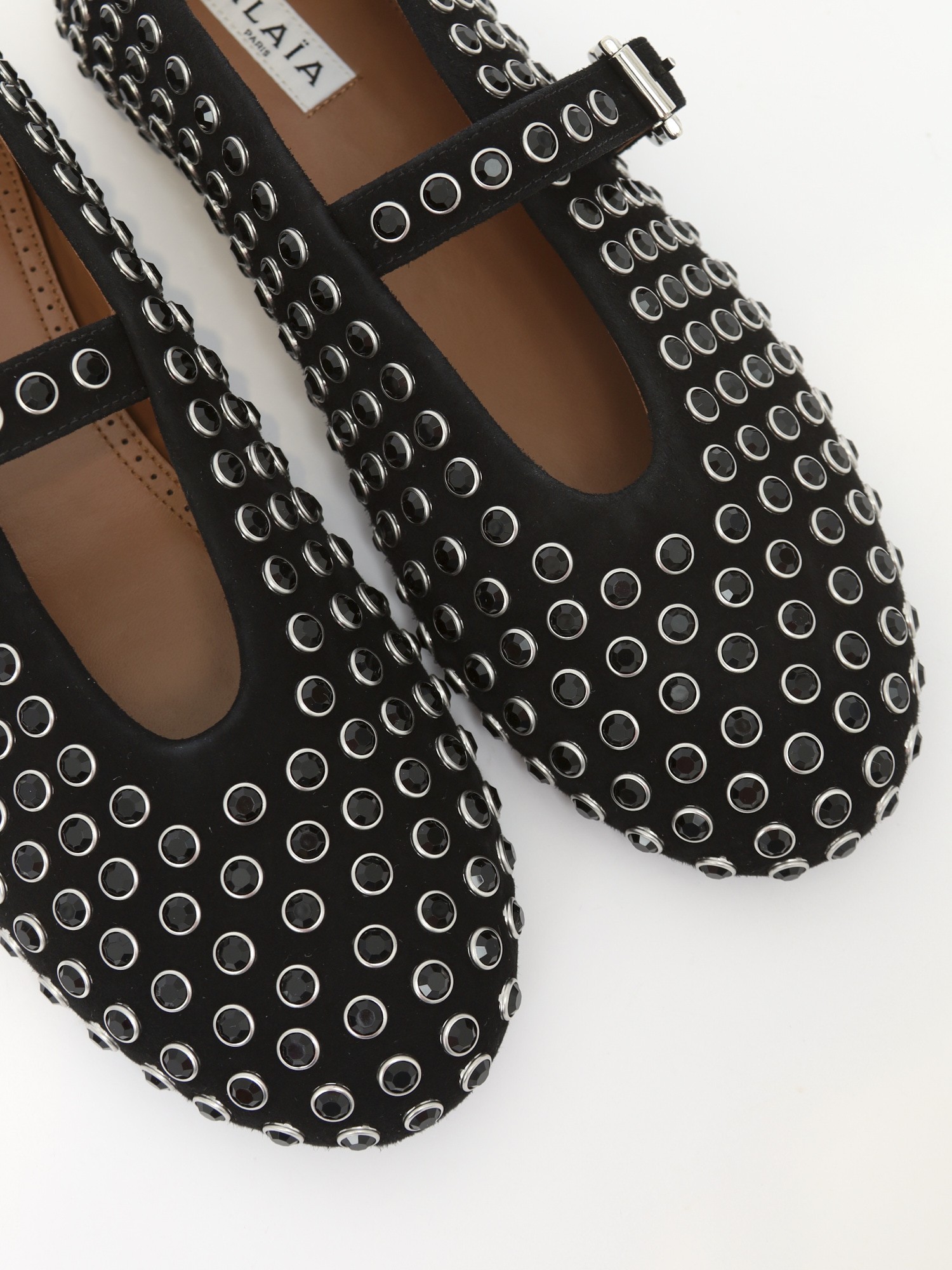 Alaia Strass Ballet Flats 37.5 6