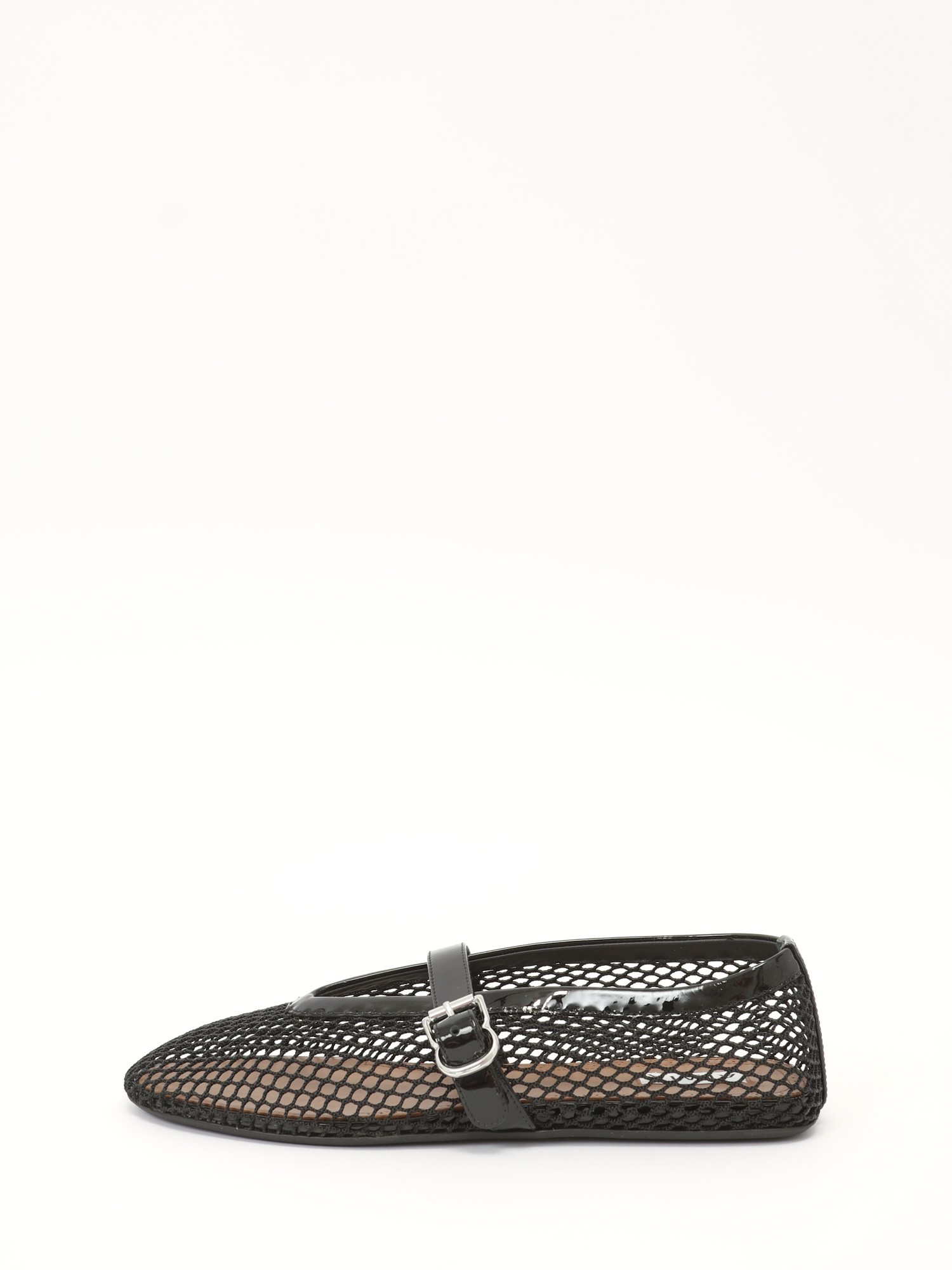 Alaia Ballet Flats In Fishnet 39 1
