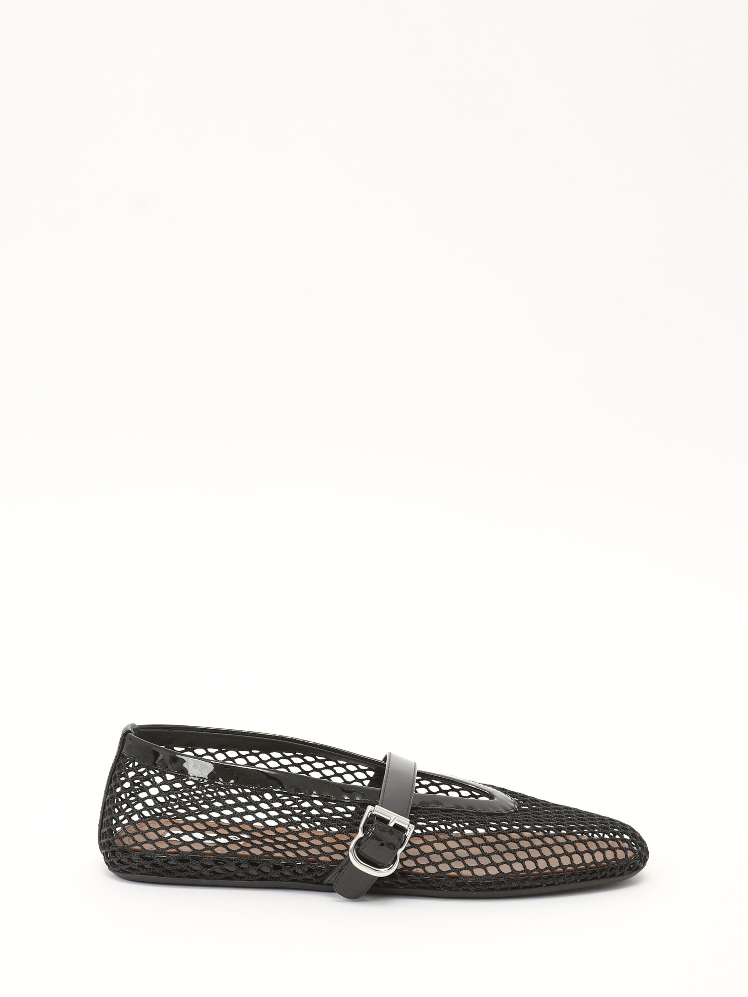Alaia Ballet Flats In Fishnet 39 0