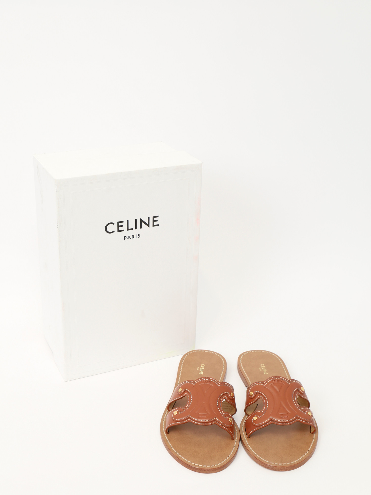 Celine Triomphe Mule 39.5 2