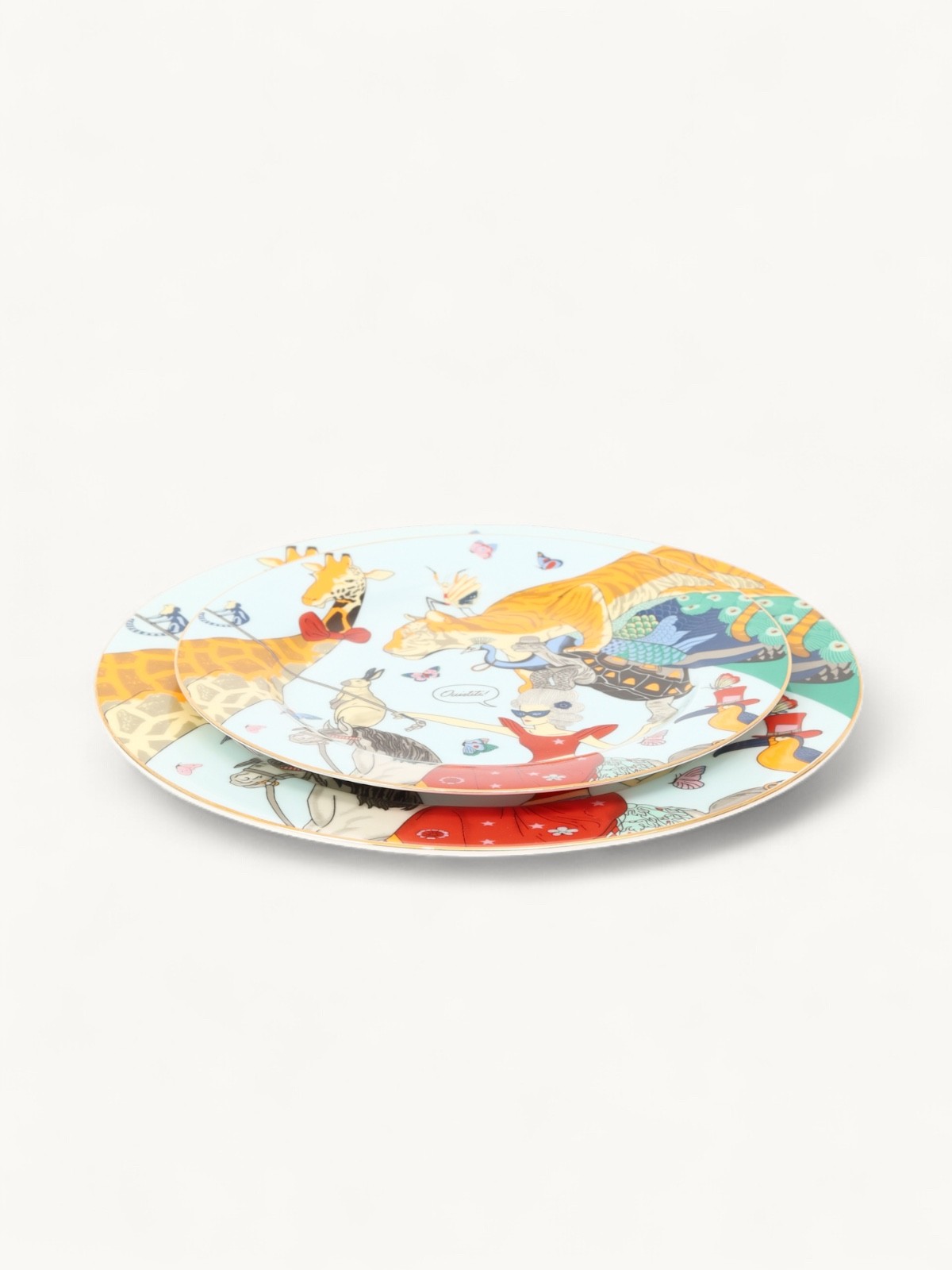 Hermes Set of plates  2