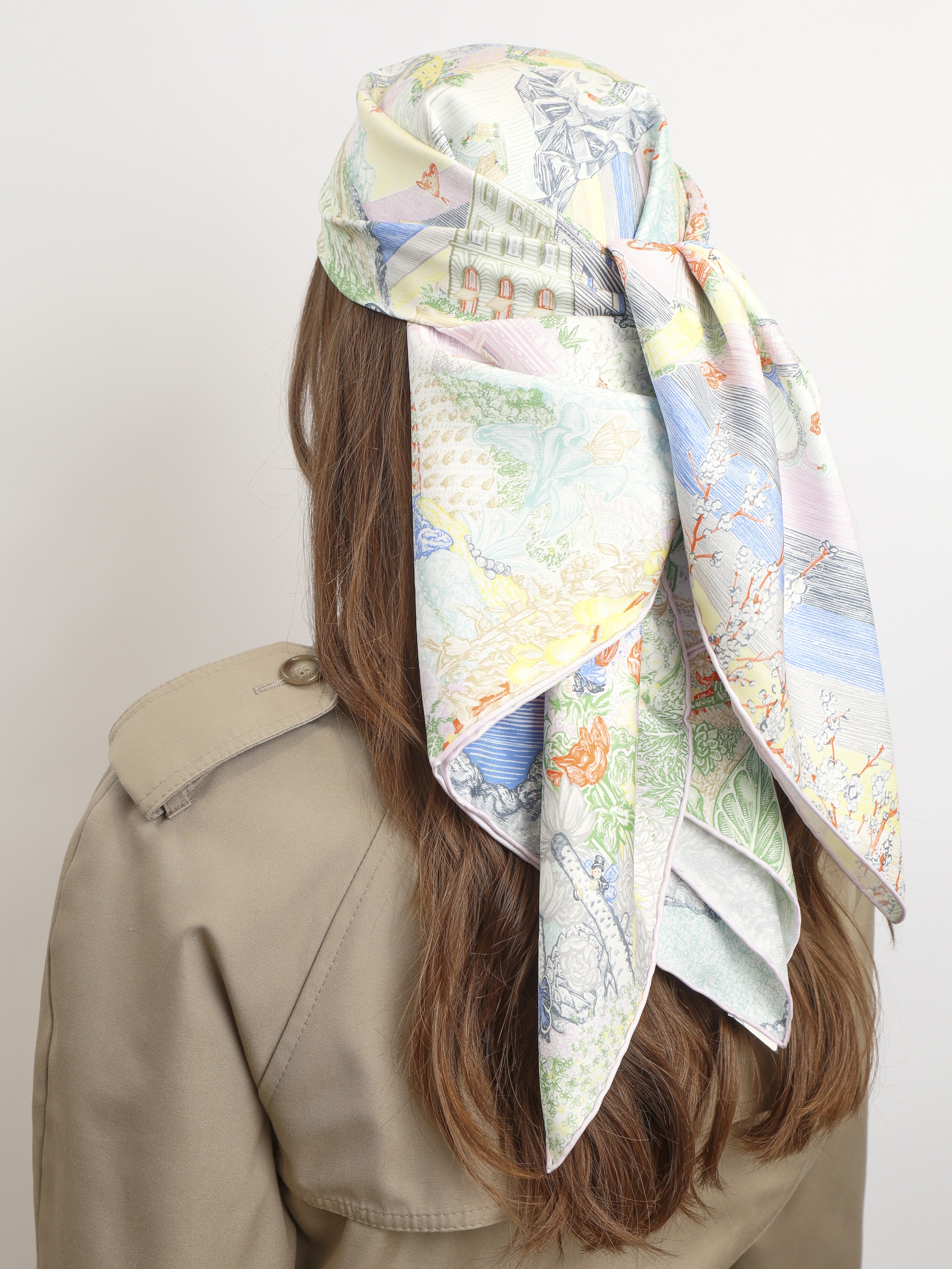 Hermes Silk Scarf 1