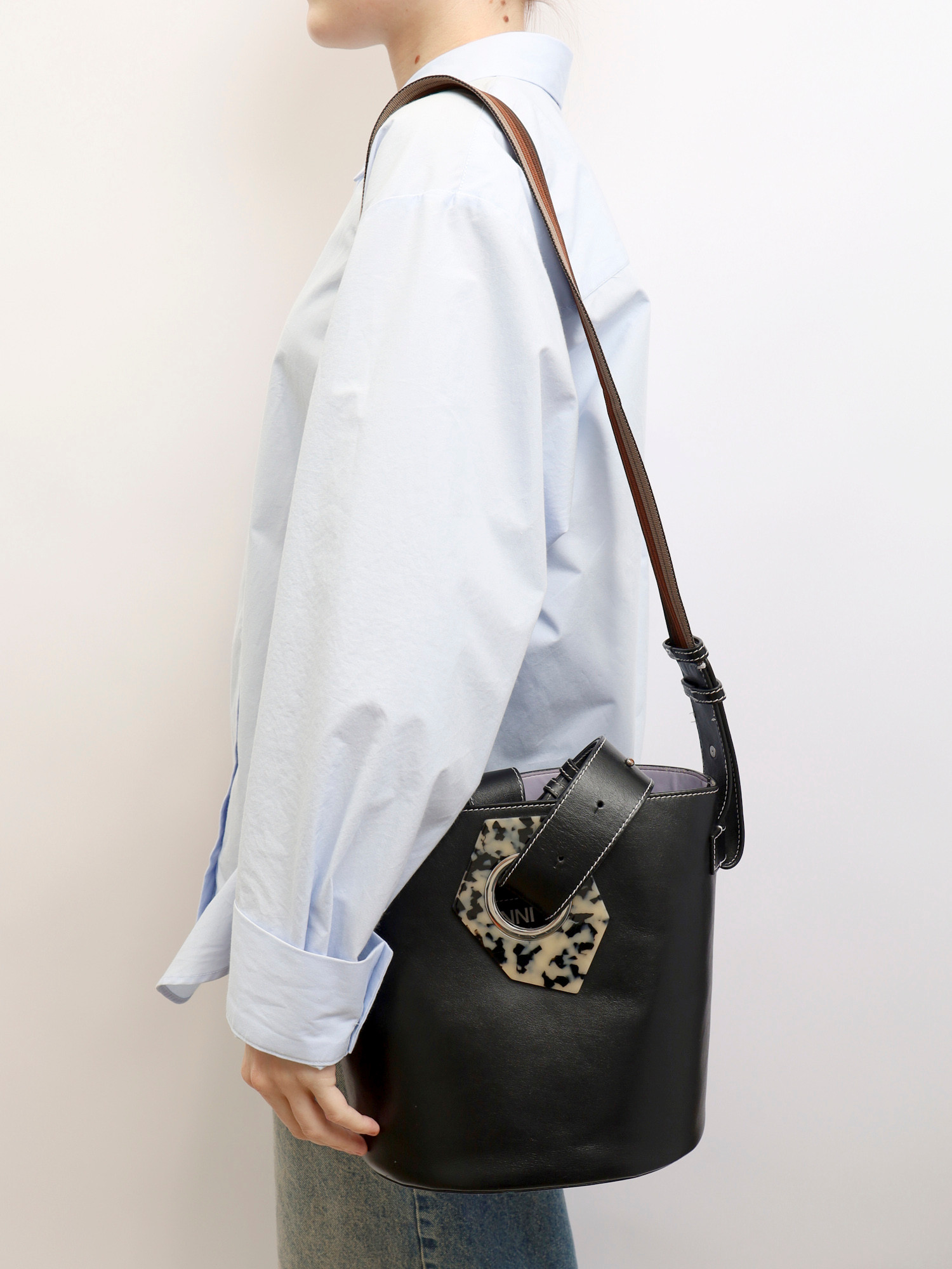Ganni Leather Bag  1