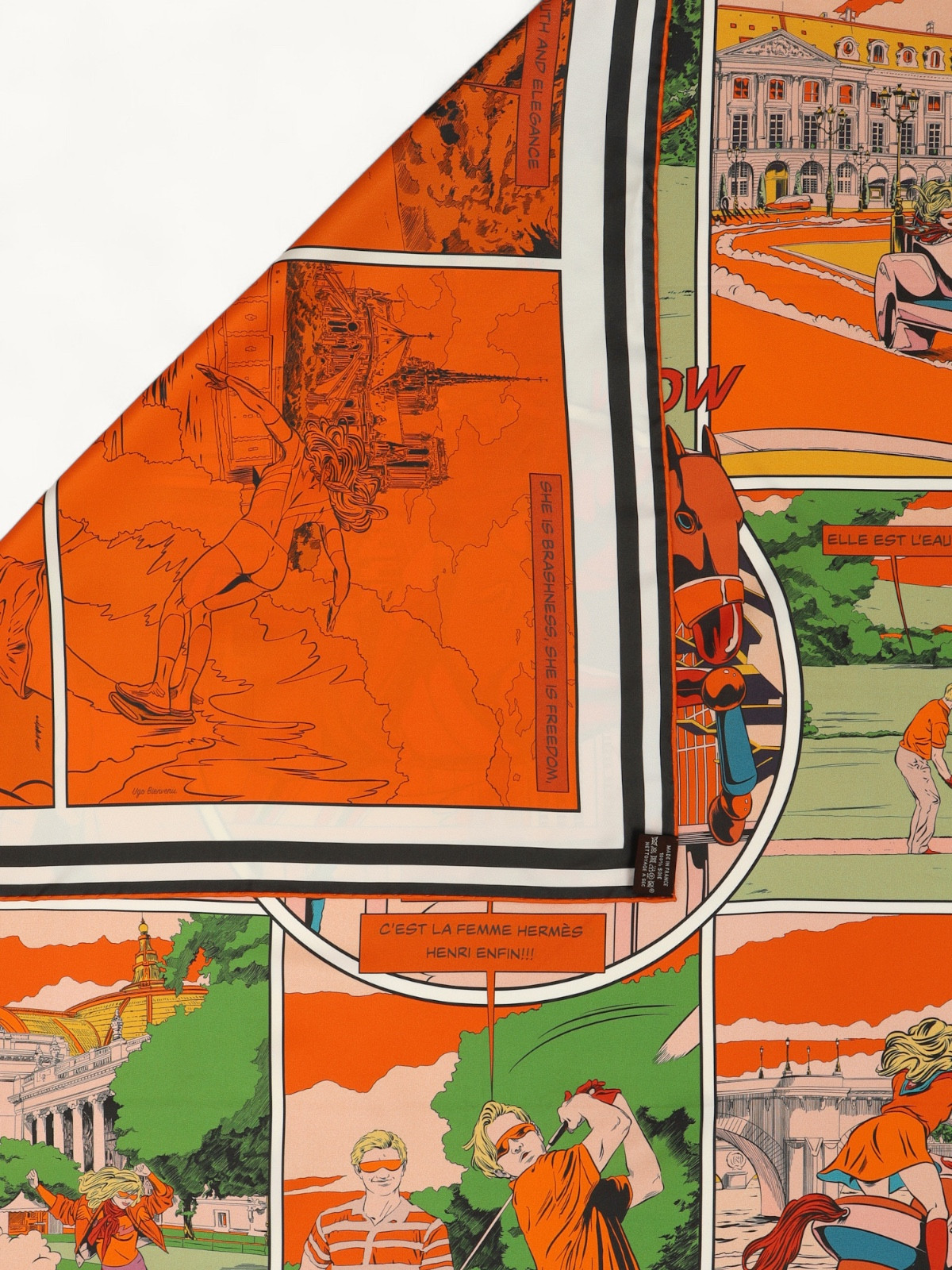 Hermes Silk Scarf  6