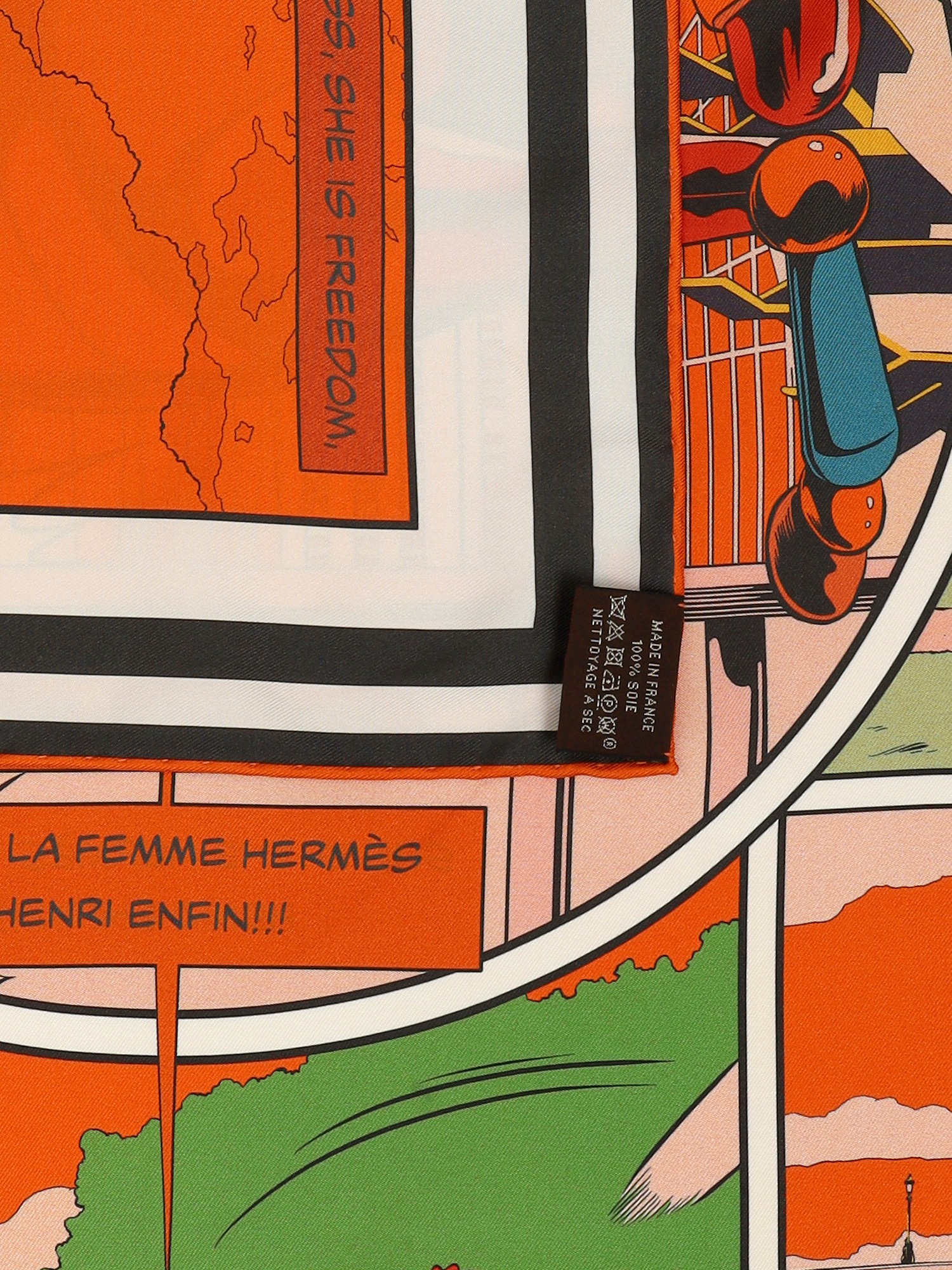 Hermes Silk Scarf  7