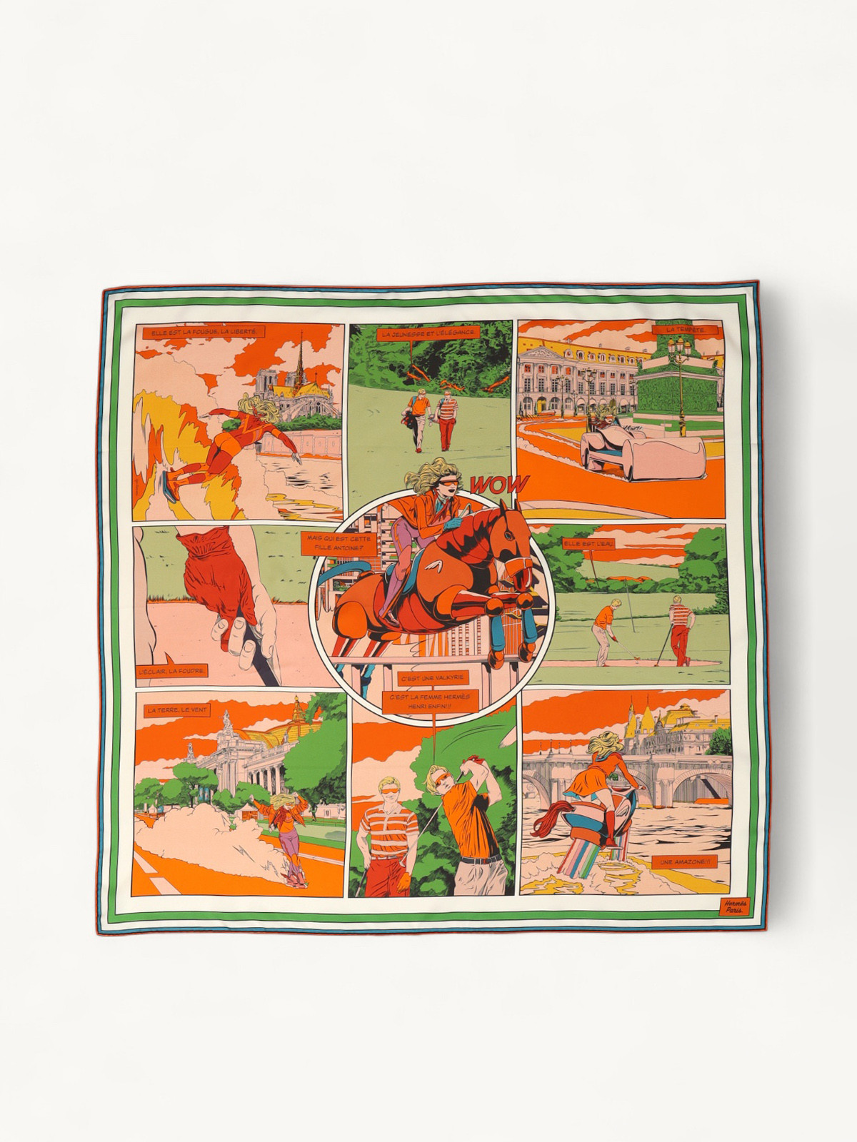 Hermes Silk Scarf  0