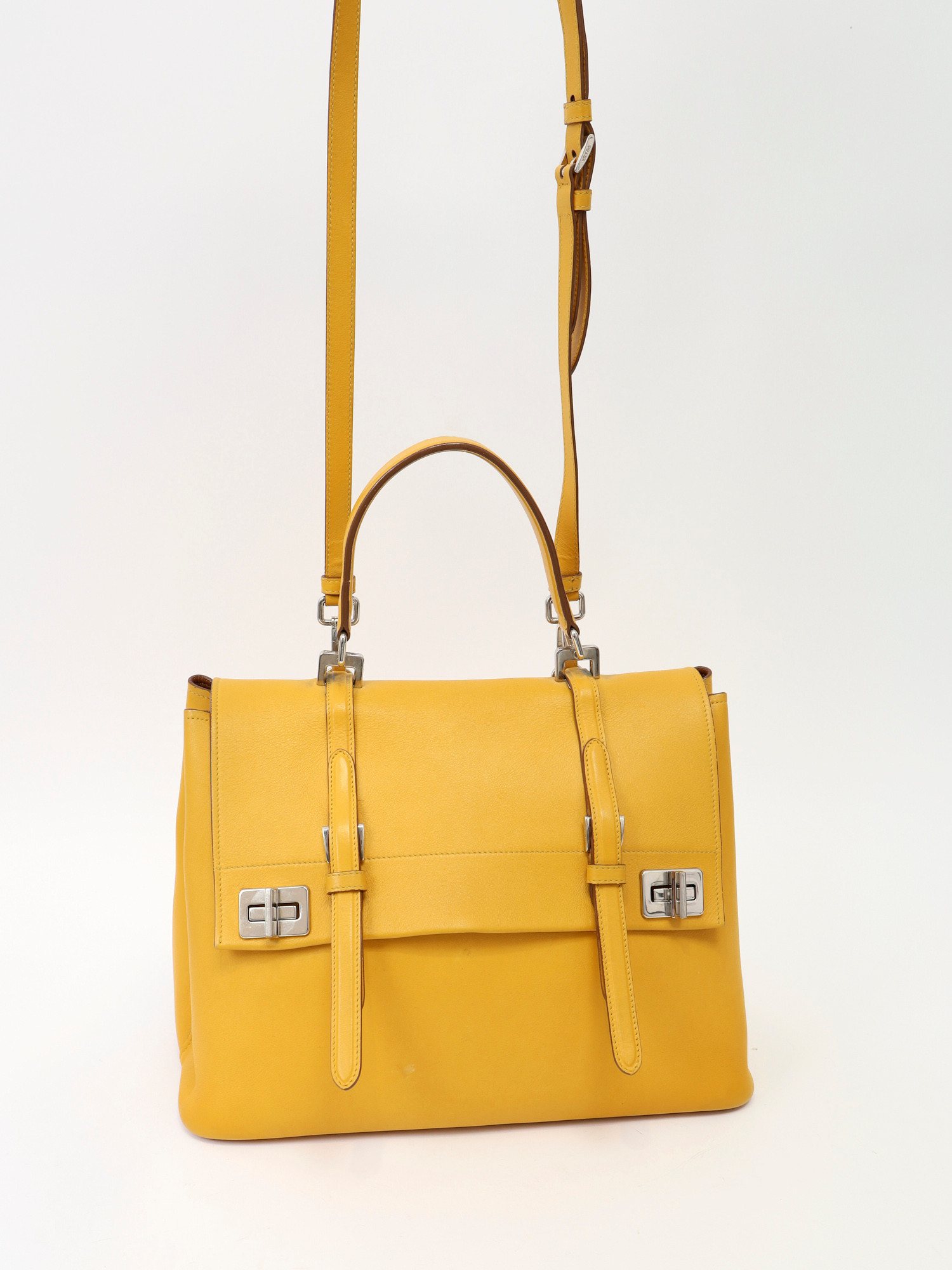 Prada Half Flap Double Turn Lock  5