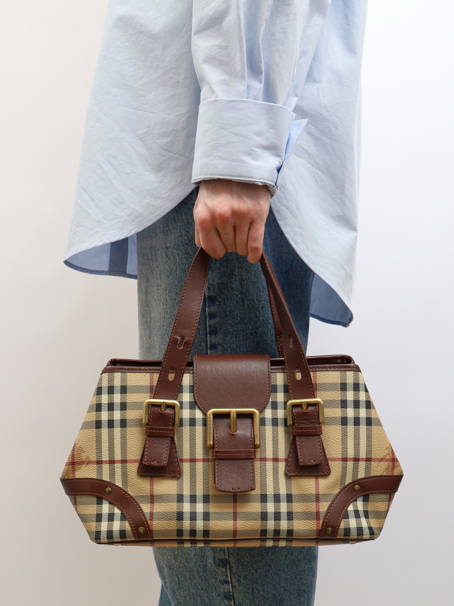 Burberry Leather Bag 1