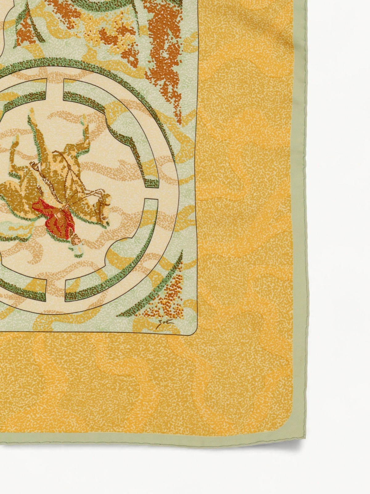 Hermes Silk Scarf  3