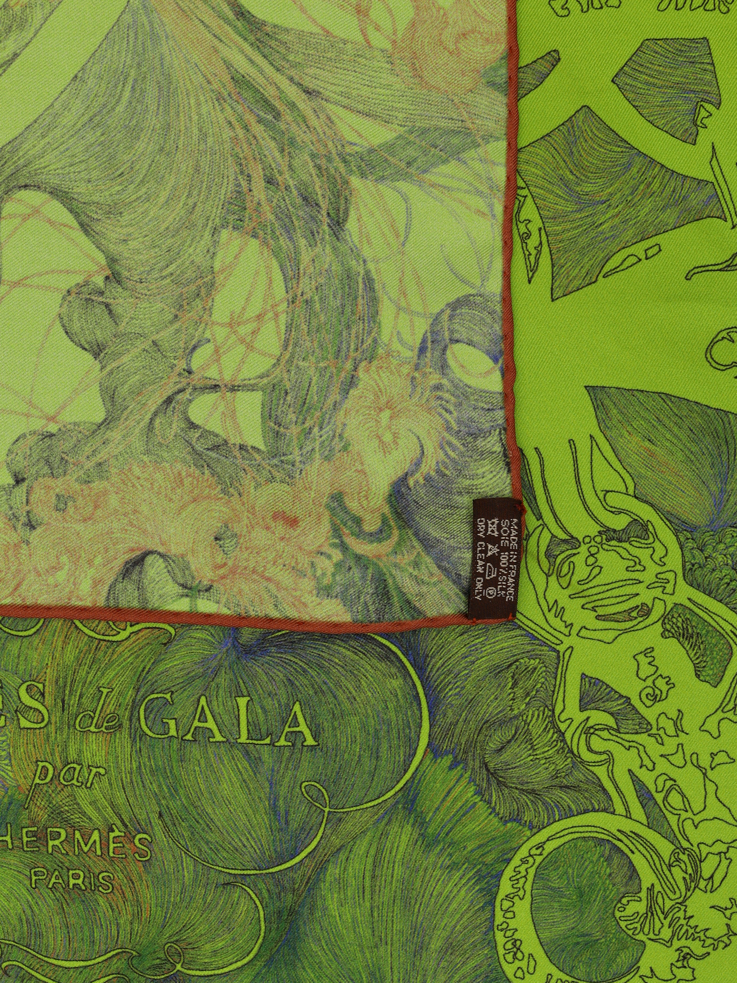 Hermes Silk Scarf  5