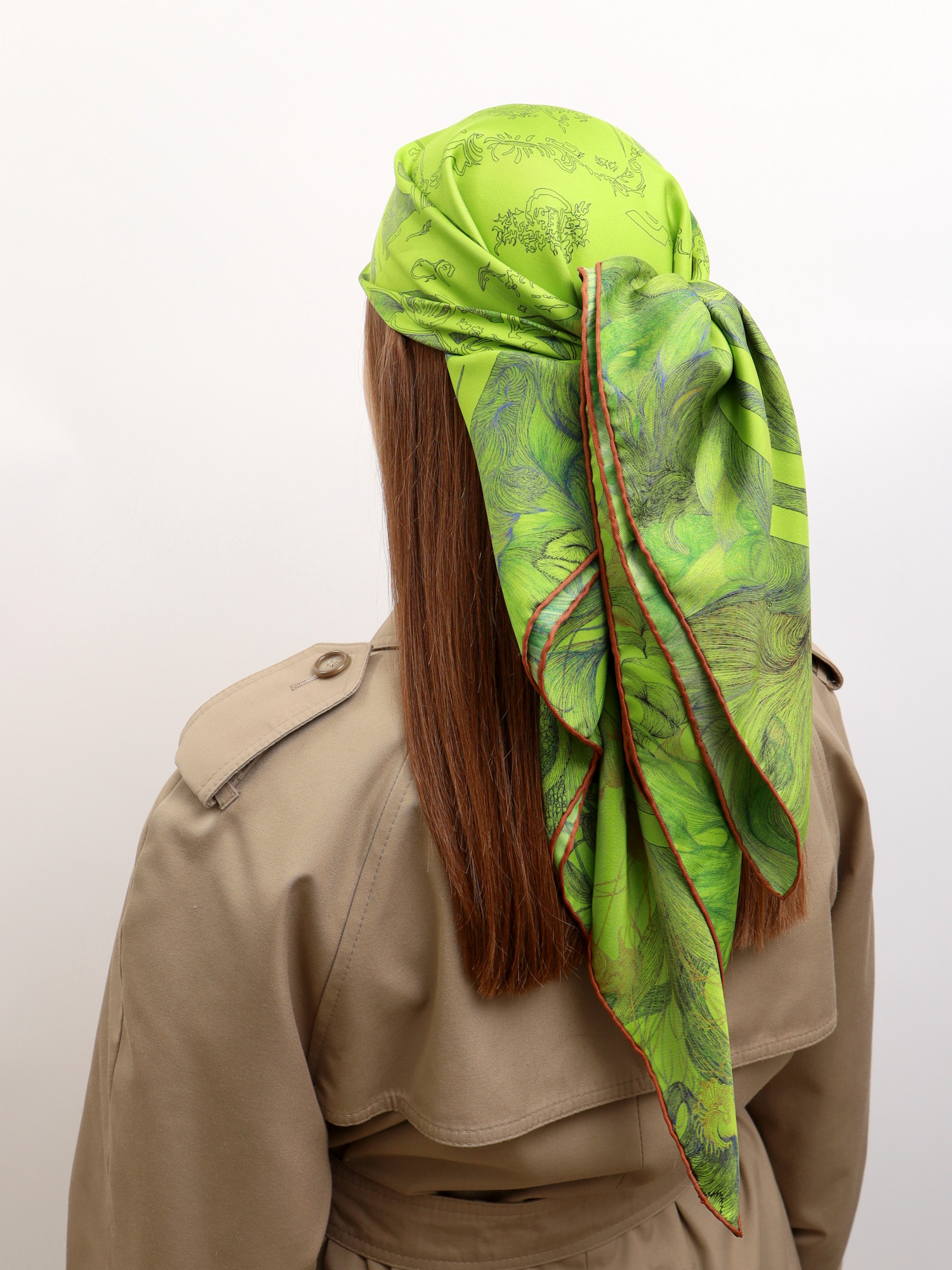 Hermes Silk Scarf  1