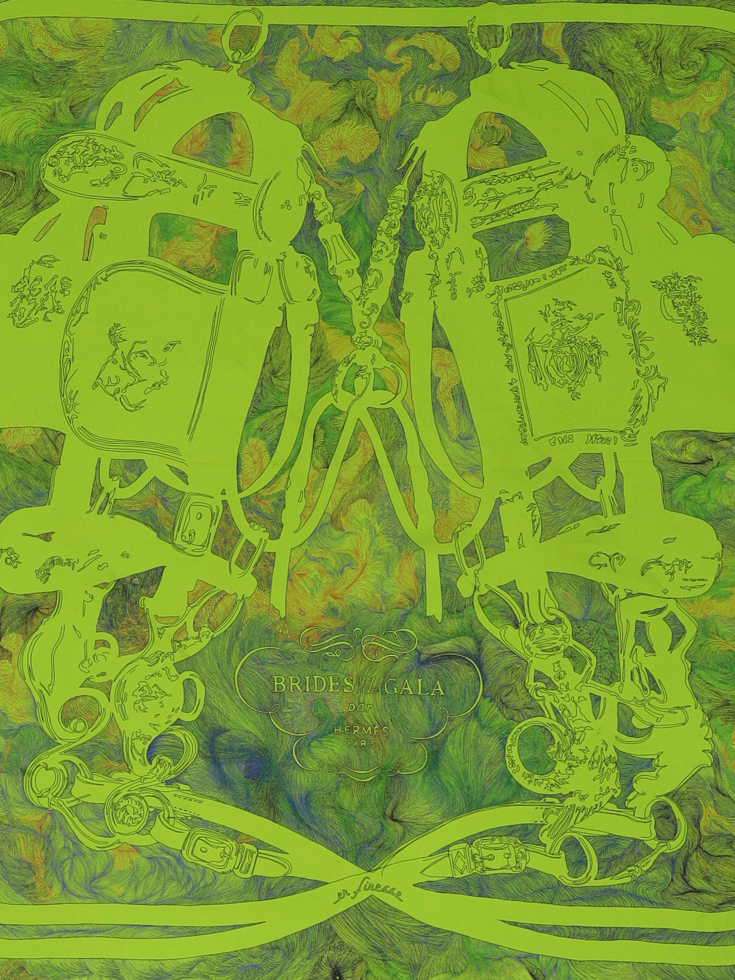 Hermes Silk Scarf  2