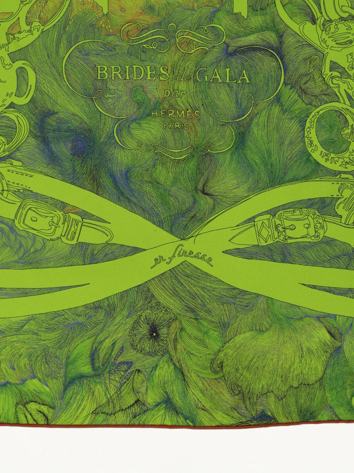 Hermes Silk Scarf  4