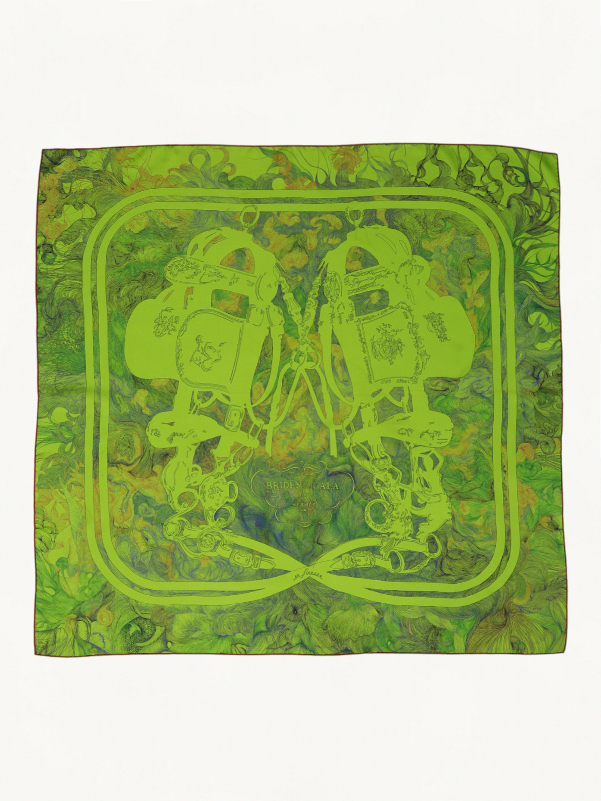 Hermes Silk Scarf  0