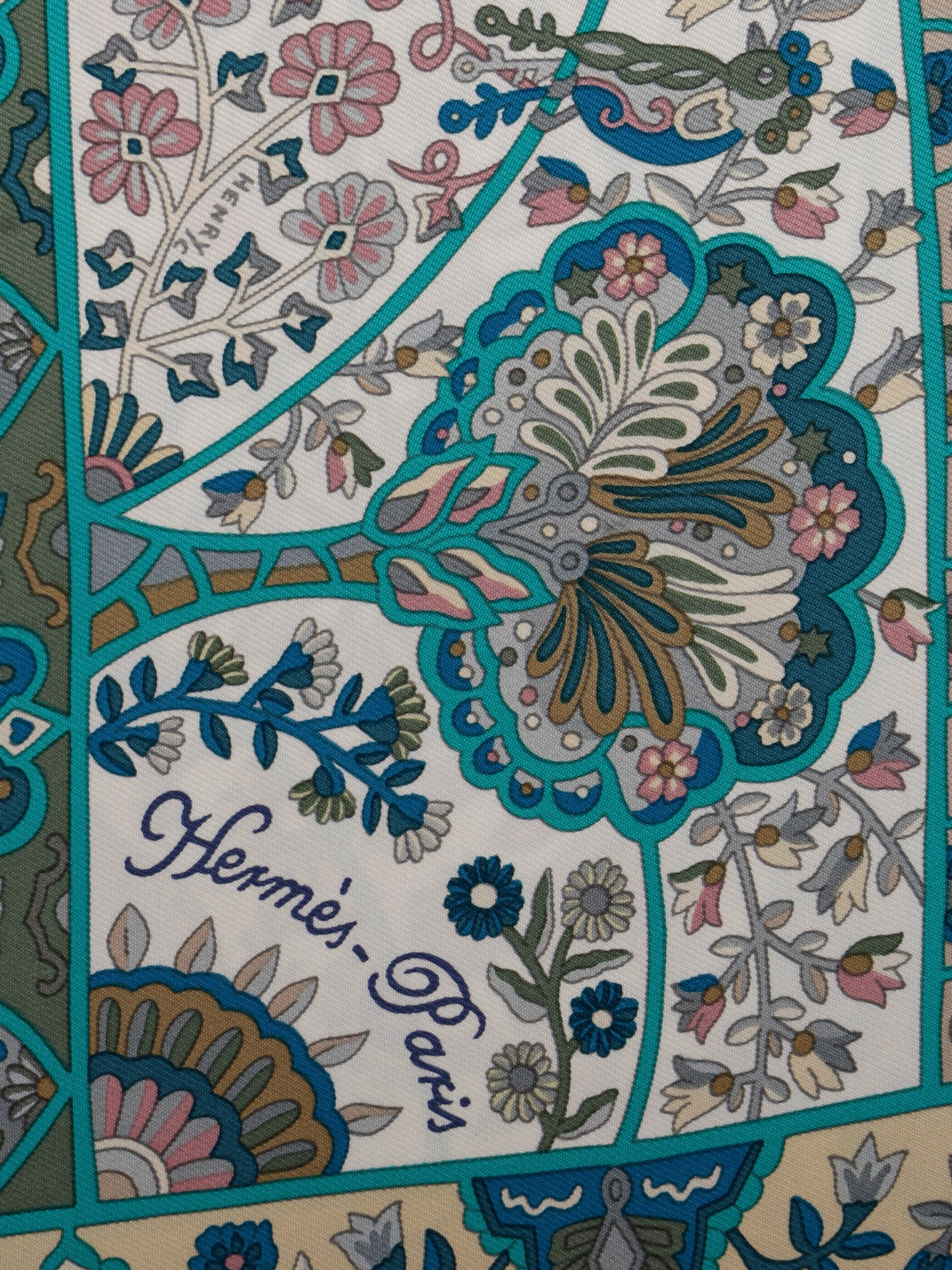 Hermes Silk Scarf  6